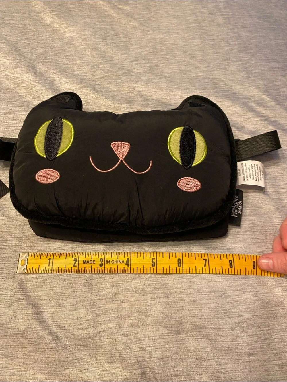 Way To Celebrate Halloween Treat Bag Fanny Pack Waist Bag Black Cat NWT